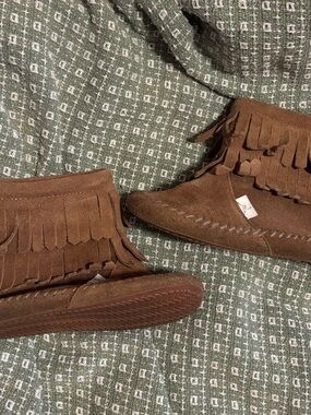 Little Love Bug Moccasin Boots- Toddler 10